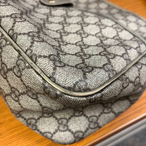 Authentic Brown Gucci Monogram GG Plus Joy Hobo Purse - Picture 6 of 16